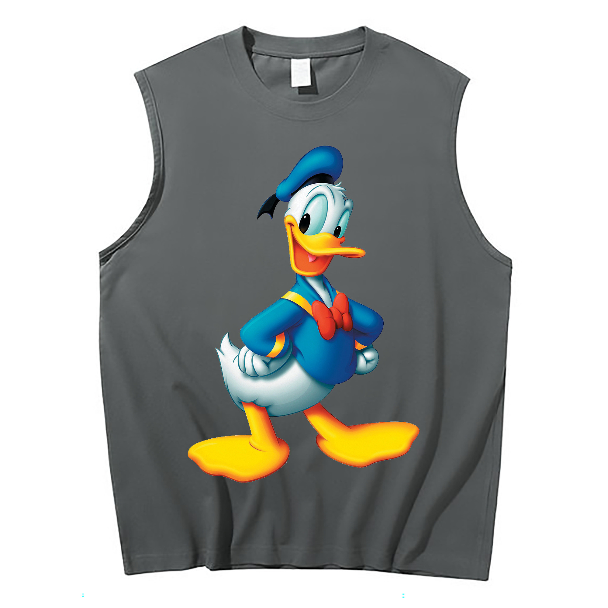 （画像用） ミッキーマウス Mickey Mouse コットン100％タンクトップ（フロントプリント）